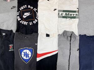USA б/у одежда Nike тренировочный 10 шт. комплект продажа комплектом 1 иен старт много . продажа America б/у одежда футболка Logo принт полный Zip 