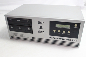 【ト静】 ★ DUPLICATOR デュプリケーター VDX-850 DVD 動作未確認 線無 中古現状品 画像参照 GAZ01GCG68