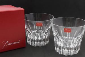 【ト静】 ★ Baccarat バカラ エトナ ロックグラス タンブラーペア 2104385 クリスタルガラス 洋食器 現状販売 GC713GCG86