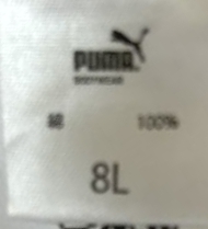 PUMA メンズ 大きいサイズ 半袖 Tシャツ 8L ブラック_画像5