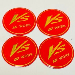 WORKvsセンターキャップステッカー