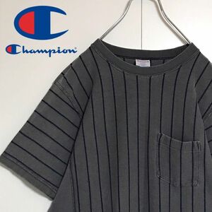 【REVERSE WEAVE】チャンピオン　袖ロゴ入りTシャツ　A1135