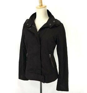  Benetton /UNITED COLORS OF BENETTON*f-ti-/ double Zip blouson / jacket [40/ lady's L/ dense brown /dark brown]Coat/jumper*BH740