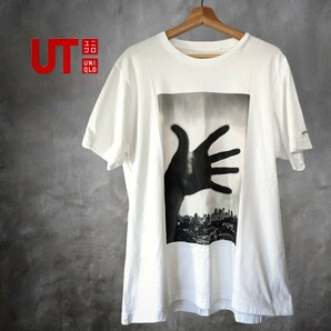 ユニクロUT 森山大道 「手」プリントTシャツ 白/ホワイト XL