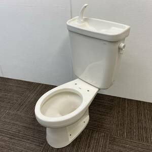 【中古】TOTO トイレ便器(床下排水)☆洋式便器「CZ440」とタンク(スリムタンク)「SZ441」のセット☆#SC1(パステルアイボリー)