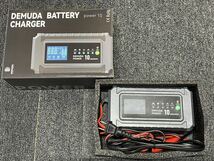 自動バッテリー充電器 10A 充電器 バッテリーチャージャー 12V/24V対応 バッテリー診断機能 AGM/GEL車充電可_画像3
