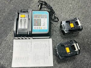 マキタ18v 充電器DC18RC+BL1860B 6.0Ah バッテリー 2個セット 互換 マキタ バッテリー 残量表示機能