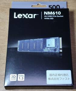 Lexar built-in SSD 500GB Lexar SSD NVMe NM610 LNM610-500RBJP