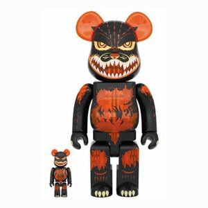 MEDICOMTOY BE@RBRICK ゴジラ VS デストロイア版 ゴジラ メルトダウン クリアオレンジVer 100％ & 400％ 新品未開封品 Godzilla