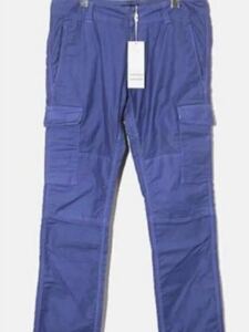  не использовался товар junhashimoto Jun - si Moto cargo стрейч брюки sax голубой размер 4(L)