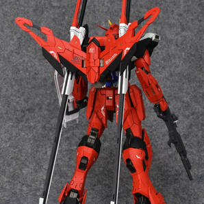 【MG1/100 ZGMF-56E2／β ソードインパルスガンダム Sword Impulse Gundam SpecⅡ 改修塗装完成品 機動戦士ガンダムSEED Freedom】044 -80の画像5