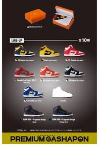 新品 BANDAI バンダイ NIKE DUNK HIGH miniature collection　全種10個セット　未開封　ダンク　ガチャ　VAG