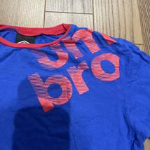 【中古・まとめて取引OK】UMBRO(アンブロ) ロンT サイズ150 ブルー_画像2