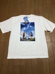 君の名は。　Ｔシャツ　白　Ｌサイズ　新品タグき