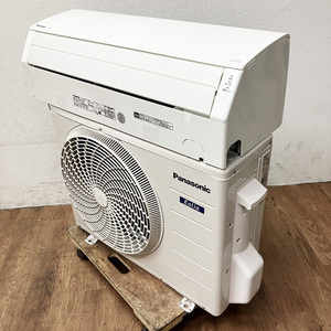 【引取希望・配送要相談】Panasonic Eolia 2.2kW 6畳 ルームエアコン CS-229CFR-W 2019年式 ●55052