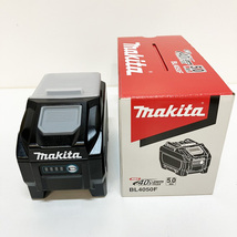 【未使用品】makita/マキタ リチウムイオンバッテリ 高出力 40Vmax A-72372 BL4050F 5.0Ah バッテリー残量表示付 ※No.2※_画像1