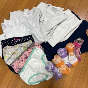 4 8 未使用品 体操シャツ ハーフパンツ 女の子 詰め合わせ 段ボール 匿名発送