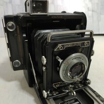 F070 GRAFLEX 蛇腹カメラ 中判カメラ　大判フィルムカメラ 103mm F4.5 _画像3