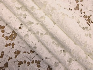  cotton poly- floral print race interior One-piece middle thickness width 115cm length 3m eggshell white [m862]