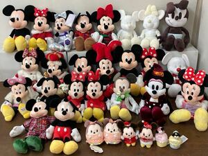 RK111) ディズニーストア 限定 ディズニー ミッキー ミニー ぬいぐるみ 大量セット まとめ売り 現状品 Disney Store ミニーマウス