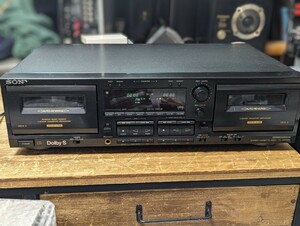 SONY ダブルカセットデッキ　TC-WR705S dolby-s ジャンク