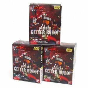  unopened goods Bandai Shokugan super Mini pra genuine Getter Robo Vol.1geta-1 &geta-2 &geta-3 all 3 kind comp set #U9373