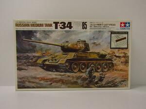 TAMIYA タミヤ 1/25 ソビエト中戦車 T-34TYPE85 プラモデル 未組立品 ◆ TY14348