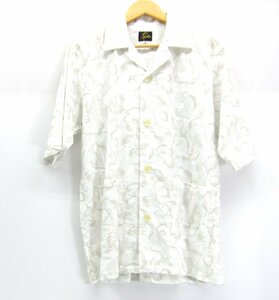 NEEDLES ニードルズ Cabana Shirt-Cotton Cloth/Rose Emb. GL209 半袖シャツ SIZE:M メンズ 衣類 □UF4196