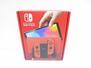 未使用品 ニンテンドースイッチ 有機ELモデル マリオレッド Nintendo Switch ゲーム機本体 △WE1556