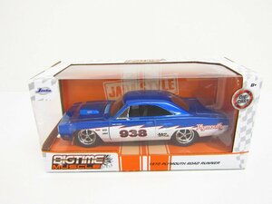  unopened JADA TOYS BIG TIME MUSCLE series 1/24 BTM 1970 Plymouth Road Runner 938 minicar *A9416