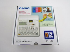 未使用 CASIO カシオ ラベルライター ネームランドBIZ KL-M7▽A9597