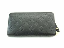 LOUIS VUITTON ルイ・ヴィトン M61864 ノワール アンブラント ジッピー ラウンドファスナー 財布 ∠UP4271_画像3