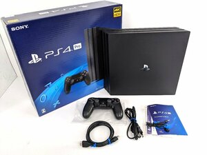 SONY PS4本体 PlayStation4 Pro ジェット・ブラック 1TB CUH-7200B B01 プレステ プレイステーション《Y1108