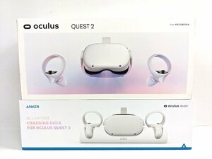 Oculus Quest2okyulas Quest 2 Charge собака комплект 128GB VR headset HMD * Junk {A1029