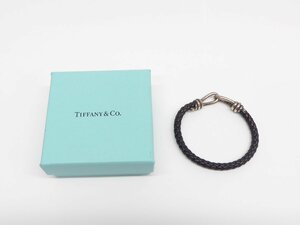 TIFFANY&CO. ティファニー レザーブレスレット レディース △WA6054