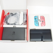Nintendo Switch 有機ELモデル Joy-Con(L) ネオンブルー/(R) ネオンレッド ニンテンドースイッチ ゲーム機 ∴WE1589_画像5