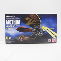 S.F.MonsterArts MOTHRA モスラ(成虫)&モスラ(幼虫) Special Color Ver. フィギュア 中古 ∴WH3713_画像1