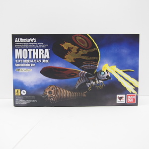 S.F.MonsterArts MOTHRA モスラ(成虫)&モスラ(幼虫) Special Color Ver. フィギュア 中古 ∴WH3713