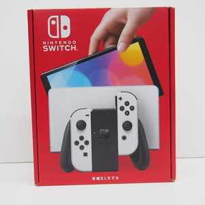 未使用品 Nintendo Switch 有機ELモデル Joy-Con(L)/(R) ホワイト ニンテンドースイッチ ゲーム機 ∴WE1597