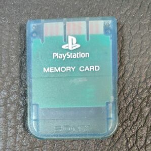 SONY PlayStation メモリーカード クリア ブルー 15ブロック