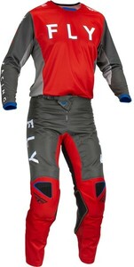 XL/34インチ MXウエア 上下セット FLY 23 KINETIC KORE レッド/グレー ジャージ＆パンツ モトクロス 正規輸入品 WESTWOODMX