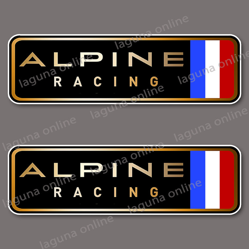 ☆即納☆　alpine racing アルピーヌ　ステッカー　デカール　並行輸入 1