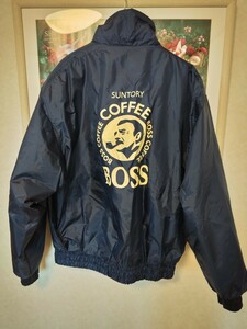 劇レア　used　ボスジャン　BOSS　ジャンバー　サントリー　SUNTORY 難あり