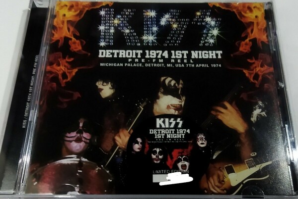 キッス 1974年 特典付 Stereo SDB Pre-Fm Reel Kiss Live At Detroit,USA