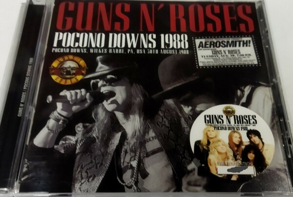 ガンズ・アンド・ローゼズ 1988年 特典付 Guns N' Roses Live At Pocono Downs USA