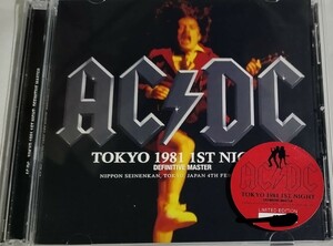 AC/DC 1981年 東京 特典付 Definitive Master Live At Tokyo,Japan