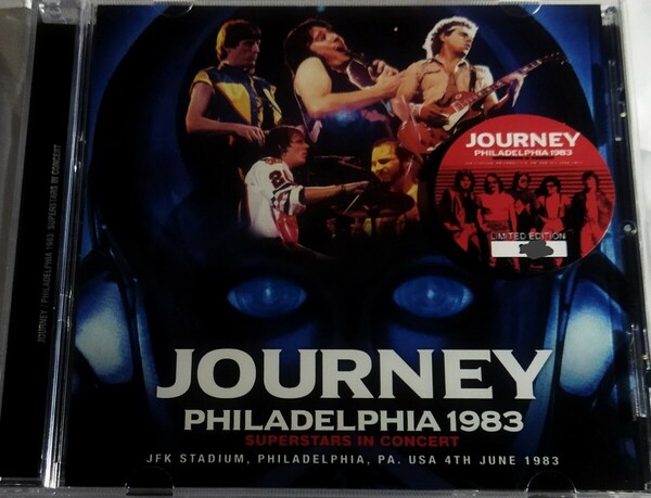 ジャーニー 1983年 Pre-Recorded Fm Broadcast 特典付 Journey Live At Philadelphia,USA Steve Perry