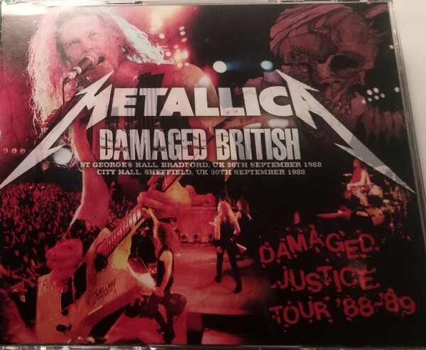 メタリカ 1988年 4CD 特典付 Metallica Live Damaged Justice Tour 88-89