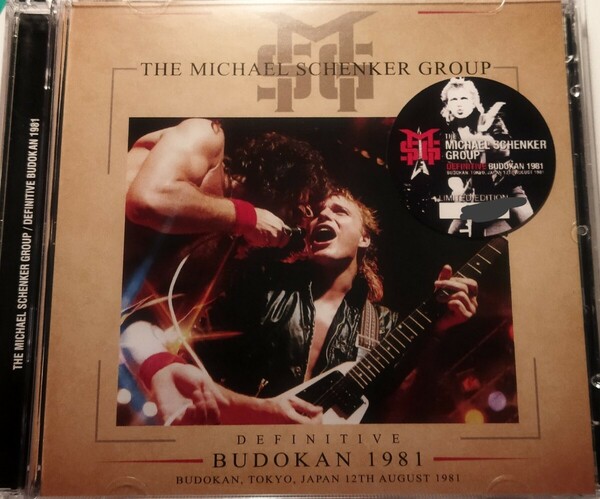 マイケル・シェンカー・グループ 1981年 武道館 特典付 Michael Schenker Group Live At Tokyo Budokan,Japan Cozy Powell