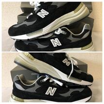 80 未使用品 NEW BALANCE M992EB BLACK 黒 ニューバランス スニーカー ブラック 26.5cm_画像5